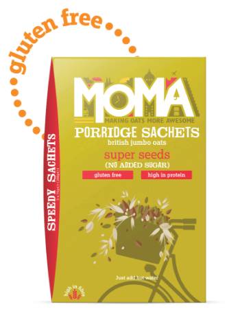 bjerg får plejeforældre MOMA PORRIDGE SUPER SEEDS ( 20 SACHETS)