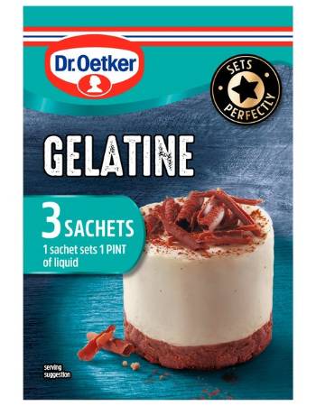 Dr. Oetker Gelatine - 36 g (3 Sachets x 12 g)