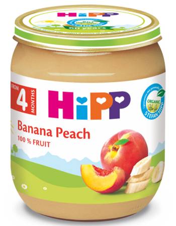 HiPP Banana Peach Organic Milk & Cereal - 250 G