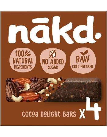 Nakd Cocoa Delight Bars 4 Pack - 4 x 35 g