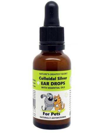 colloidal silver in dogs ears