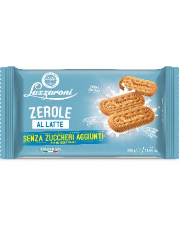 LAZZARONI ZEROLE BISCUITS WITH MILK 330G