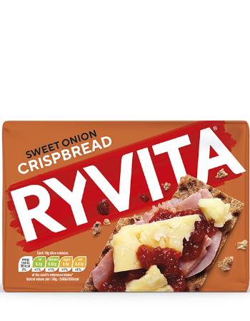 RYVITA SWEET ONION CRISPBREAD 200G