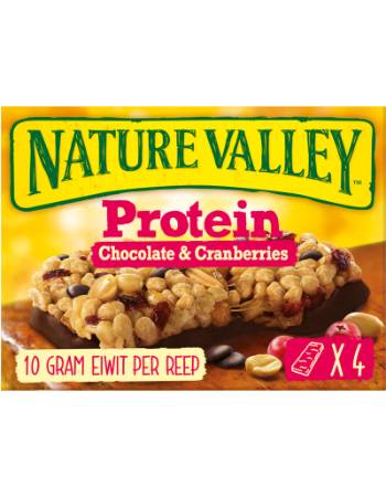 NATURES VALLEY PROTEIN CHOCOLATE CRANBERRY (4 X 40)