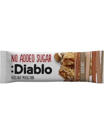 DIABLO HAZELNUT MUESLI BAR 30G