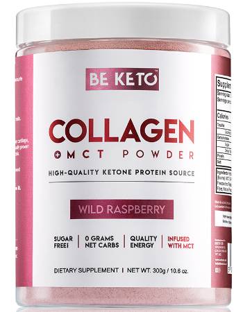 BE KETO COLLAGEN WILD RASPBERRY 300G