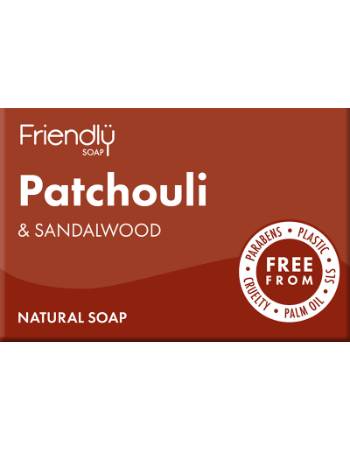 FRIENDLY SOAP PATCHOULI & SANDALWOOD 95G