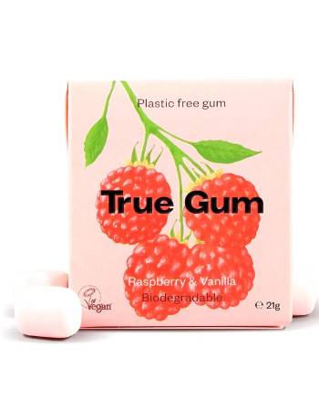 TRUE GUM RASPBERRY VANILLA 21G