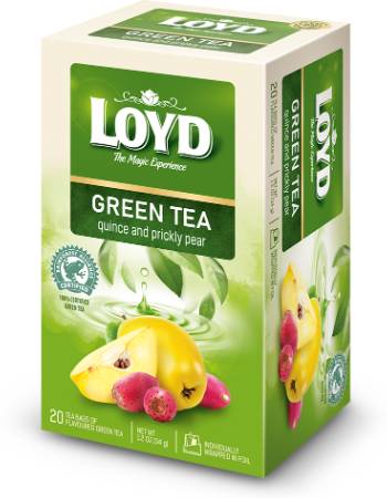 LOYD GREEN TEA QUINCE & PRICKLY PEAR (20 BAGS)