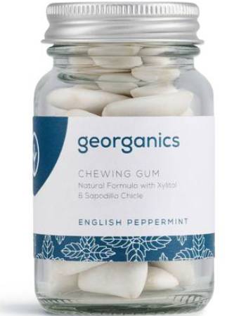 GEORGANICS ENGLISH PEPPERMINT CHEWING GUM 30 GUMS