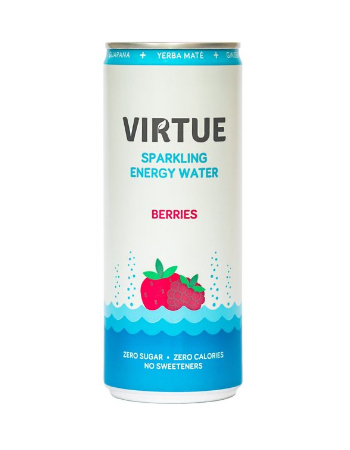 VIRTUE SPARKLING WATER BERRIES 250ML