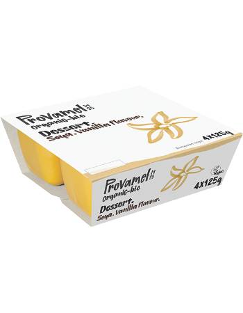 PROVAMEL SOYA WITH VANILLA DESSERT 4 X 125G