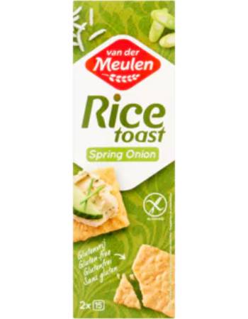 VAN DER MEULEN RICE CRACKER SPRING ONION 65G