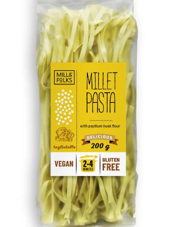 MILL & FOLKS MILLET PASTA TAGLIATELLE 200G