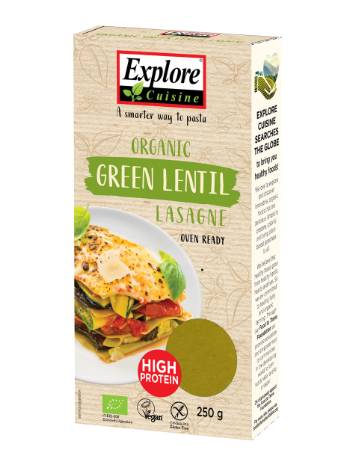 EXPLORE CUISINE GREEN LENTIL LASAGNE 250G