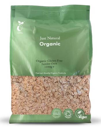 JUST NATURAL GLUTEN FREE JUMBO OATS 1KG