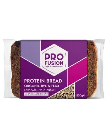 PRO FUSION PROTEIN BREAD RYE & FLAX 250G