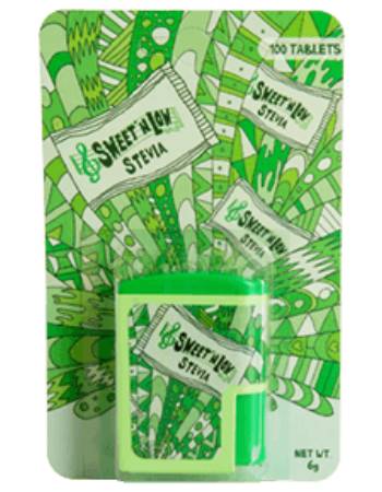 SWEET 'N LOW STEVIA TABLETS IN DISPENCER 100 TABLETS