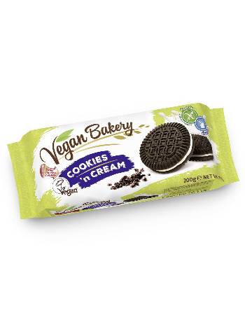 VEGAN BAKERY COOKIES N CREAM 200G