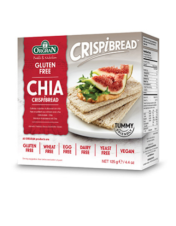 ORGRAN CHIA CRISPBREAD 125G