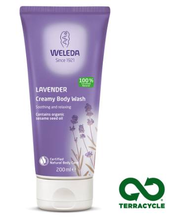 WELEDA LAVENDER CREAMY BODY WASH 200ML