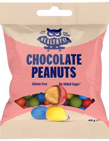 HEALTHY CO CHOCOLALATE PEANUTS 40G