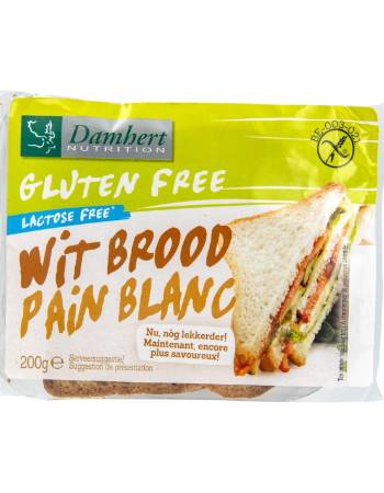 DAMHERT GLUTEN FREE WHITE BREAD 200G