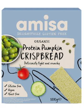 AMISA PROTEIN PUMPKIN CRISPBREAD 100G