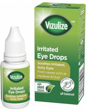 VIZULIZE IRRITATED EYE DROPS 10ML