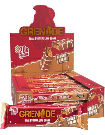 GRENADE CARB KILLA GINGER BREAD PROTEIN BAR 60G | BUY 12 AND SAVE