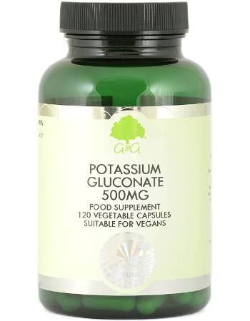 G&G VITAMINS POTASSIUM GLUCONATE 120 CAPSULES