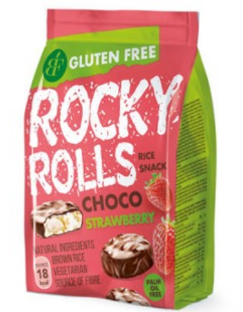 ROCKY ROLLS CHOCO STRAW 70G