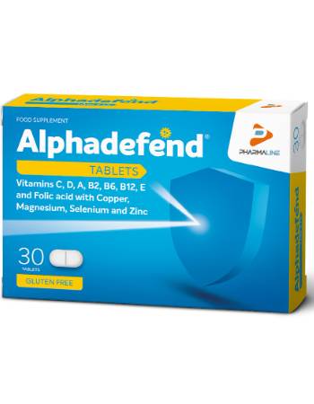 PHARMALINE ALPHADEFEND 30 TABLETS (IMMUNITY)