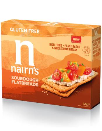 NAIRNS GLUTEN FREE SOURDOUGH FLATBREAD 125G