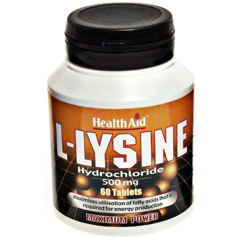 HEALTH AID L-LYSINE 500MG 60 TABLETS