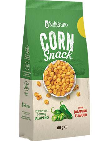 SOLIGRANO PUFFED CORN JALAPENO 60G