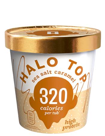 HALO TOP SEA SALT CARAMEL (320 CALORIES) 276G