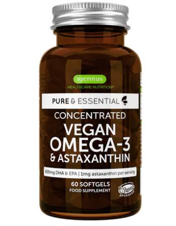 IGENNUS VEGAN OMEGA 3 & ASTAXANTHIN | 60 SOFTGELS