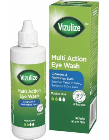 VIZULIZE EYE WASH FOR ALLERGIES 100ML