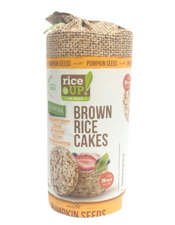 RICE UP RICE CAKES PUMPKIN SEEDS 120G