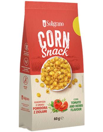 SOLIGRANO PUFFED CORN TOMATO & HERB  60G