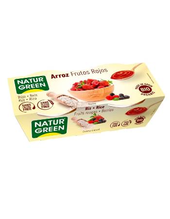 NATUR GREEN RICE RED FRUIT DESSERT 2 X 125G