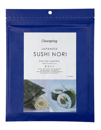CLEARSPRING SUSHI NORI SEA VEGETABLES 7SHEETS