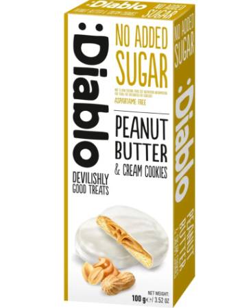 DIABLO PEANUT BUTTER & CREAM COOKIES 100G