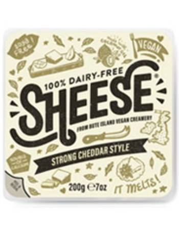 SHEESE BLOCK STRONG CHEDDAR STYLE 200G