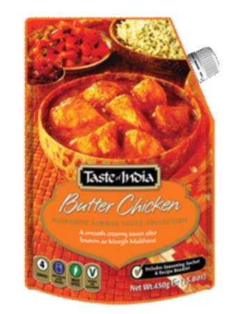 TASTE OF INDIA BUTTER CHICKEN 425G