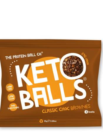 THE PROTEIN BALL KETO CHOCOLATE BROWNIE 25G