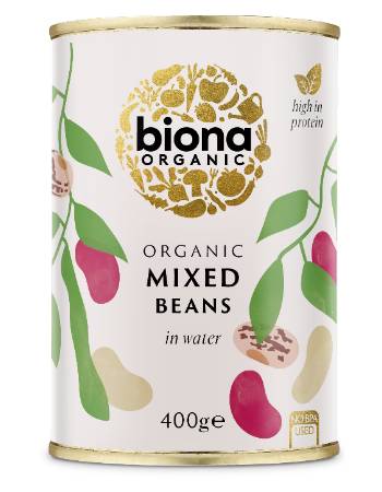 BIONA ORGANIC MIXED BEANS 400G