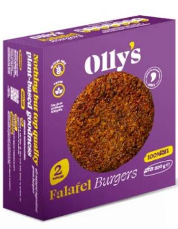 OLLY'S VEGAN FALAFEL BURGER 200G