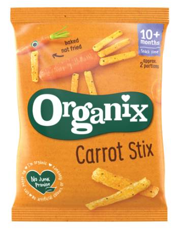 ORGANIX CARROT STIX (4 X 15G)